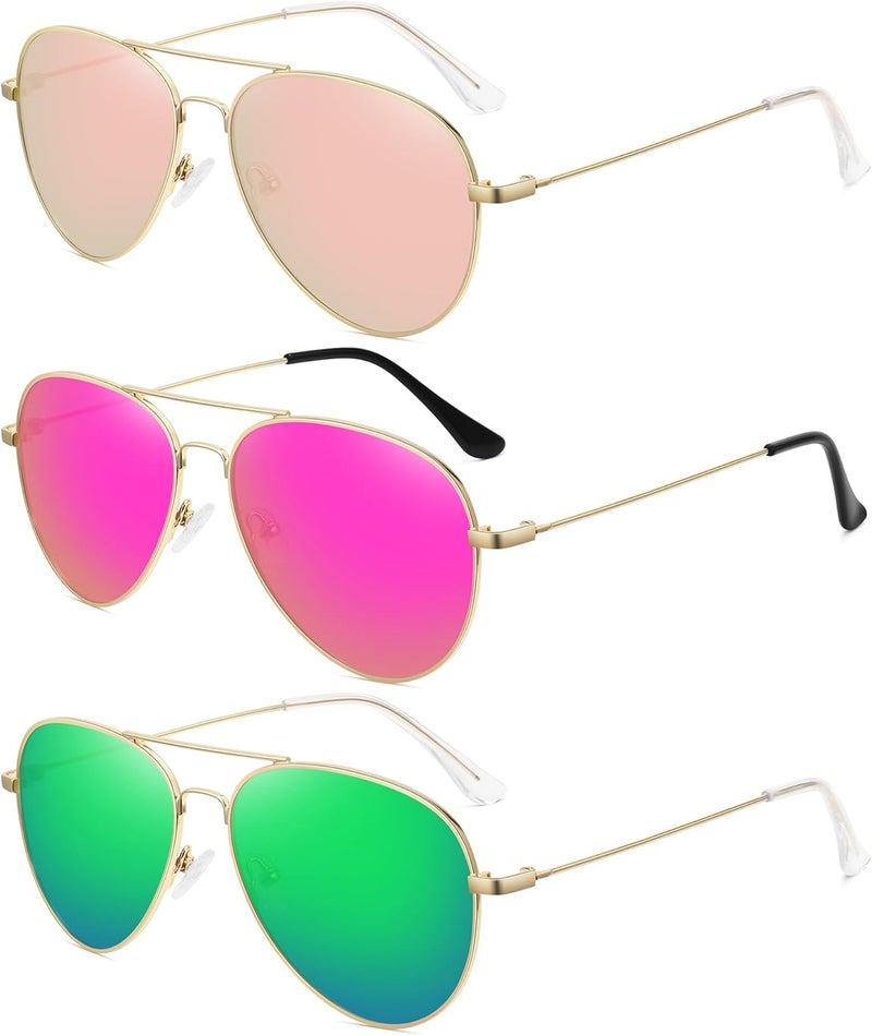WOWSUN Classic Polarized Aviator Sunglasses for Women Men - Image 1